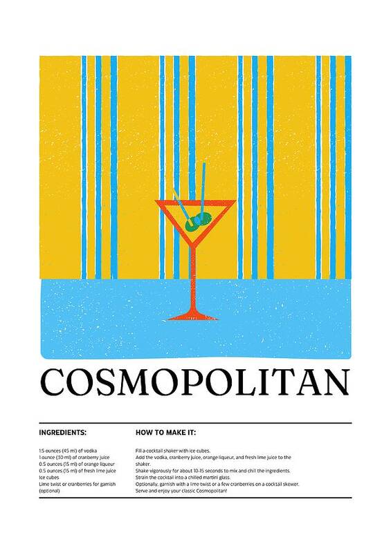 Cosmopolitan Cocktail #1 - Art Print