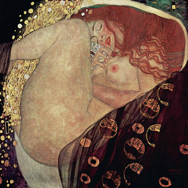 Danae, 1907 by Gustav Klimt - Art Print - Murellos