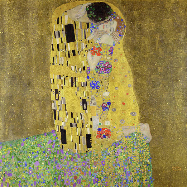 The Kiss, 1907-1908 by Gustav Klimt - Art Print - Murellos