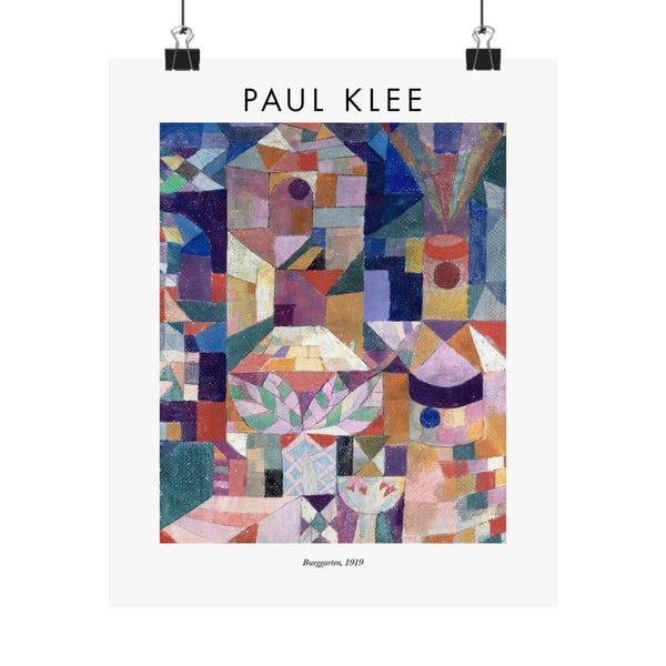 Paul Klee - Burggarten - Poster