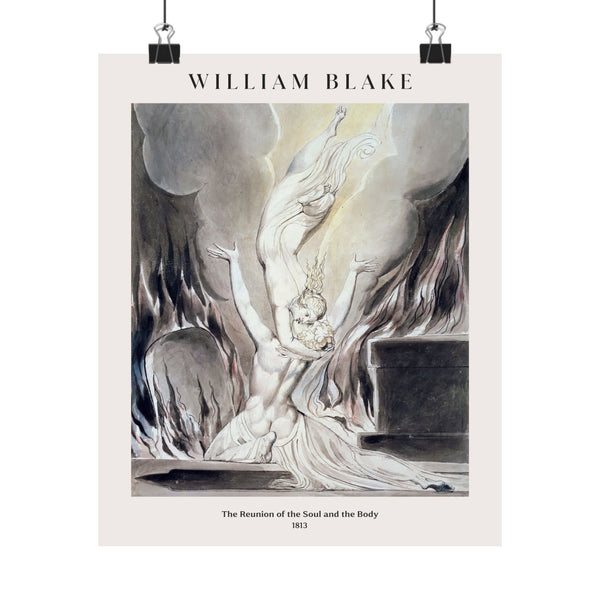 William Blake - The Reunion of the Soul and the Body - Poster