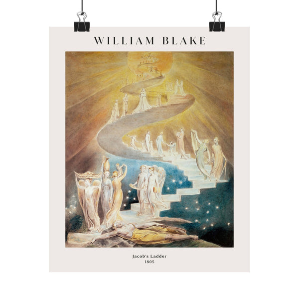 William Blake - Jacob's Ladder - Poster