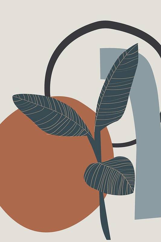 Abstract Botanical Composition - Art Print