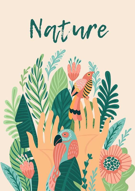 Aesthetic Nature Design - Art Print