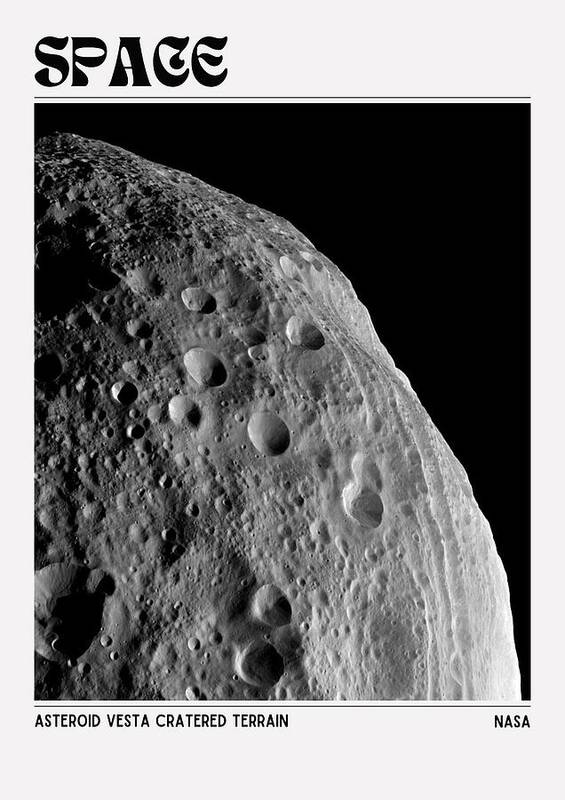 Asteroid Vesta - Art Print