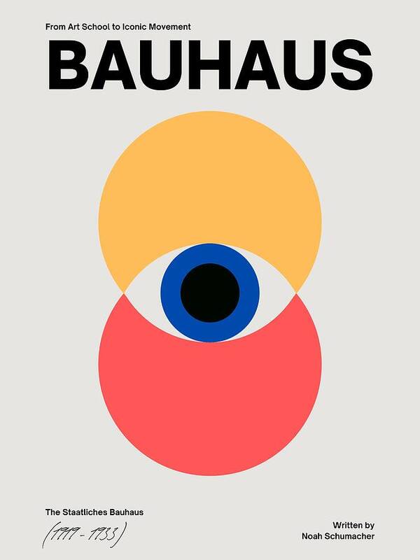 Bauhaus Mid-century modern no.10 - Art Print