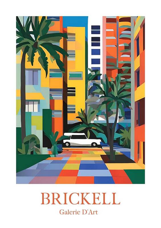 Brickell City - Art Print
