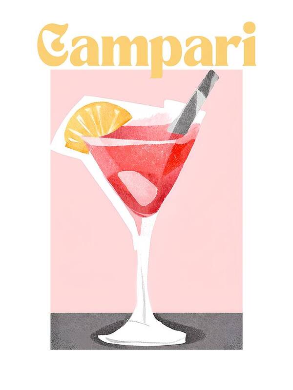 Campari Sketch - Art Print