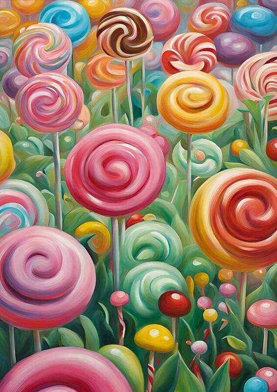 Candy Garden No5 - Art Print