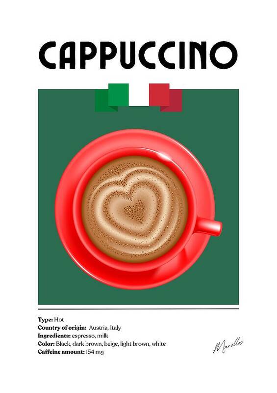 Cappuccino cup - Art Print