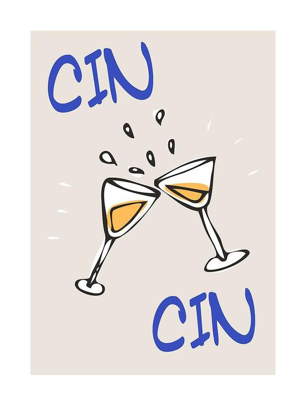 Cin cin celebration - Art Print