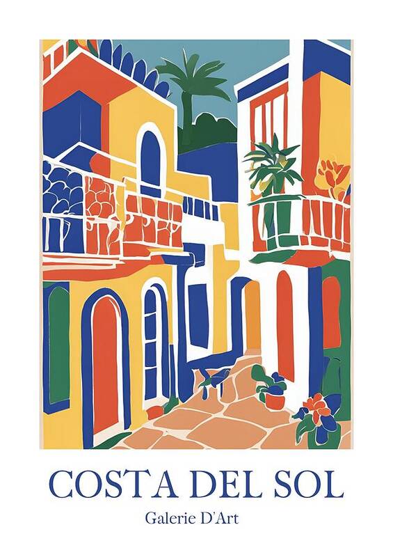 Costa del Sol Houses - Art Print
