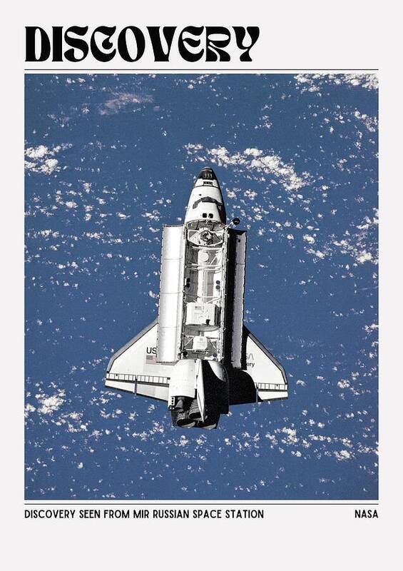 Discovery Space Shuttle - Art Print