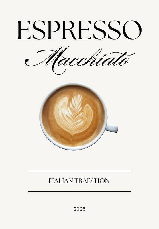 Espresso macchiato - Art Print