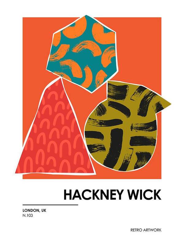 Hackney Wick Retro Artwork N.103 - Art Print