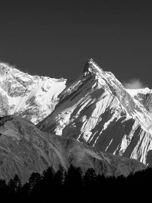 Himalayan winter - Art Print