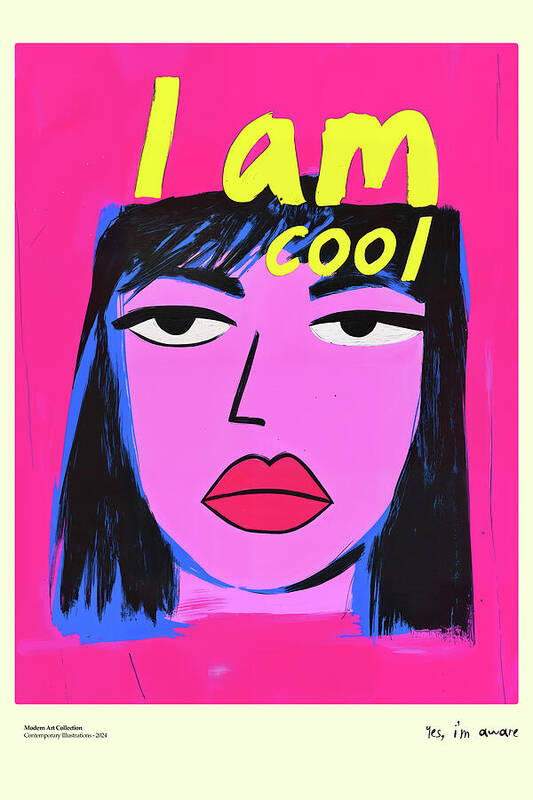 I am cool - Art Print