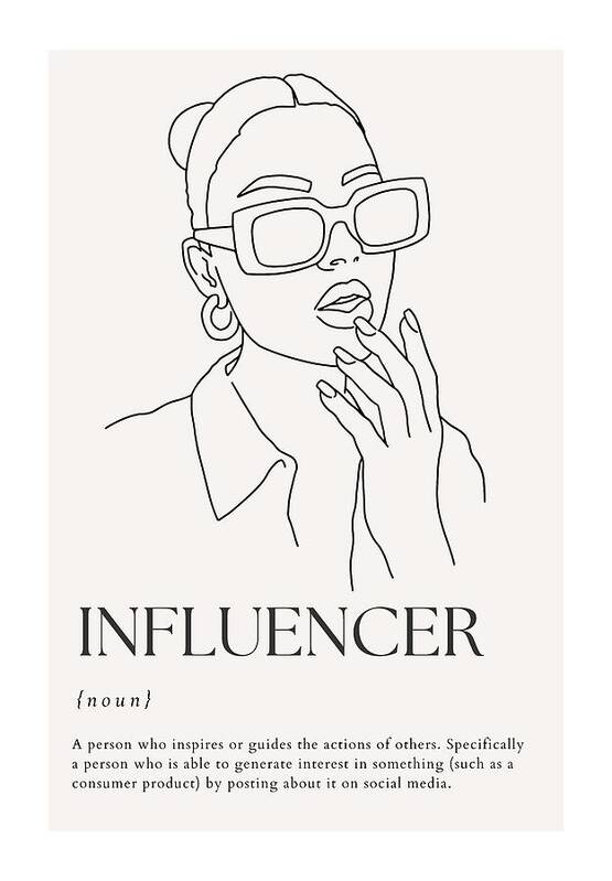 Influencer - Art Print