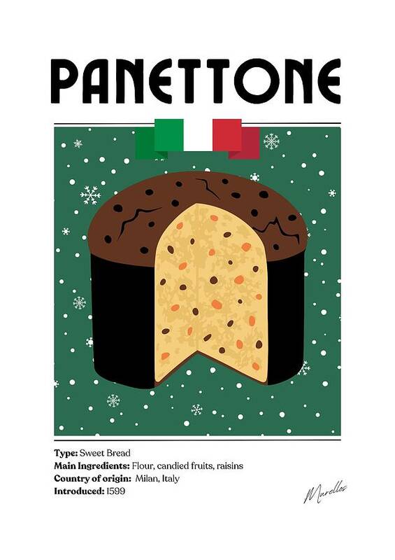 Italian panettone - Art Print