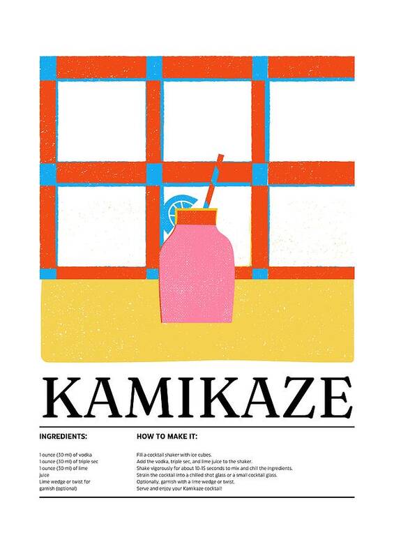 Kamikaze Cocktail - Art Print