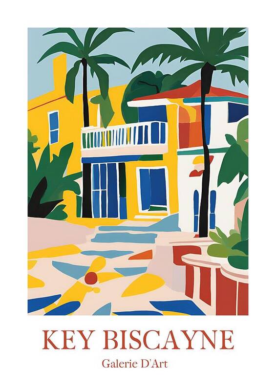 Key Biscayne Miami - Art Print