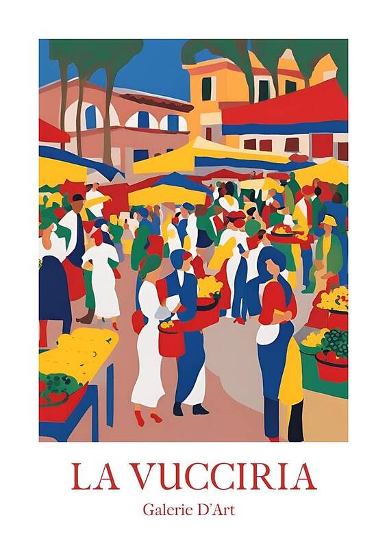 La Vucciria Market - Art Print