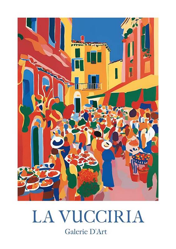 La Vucciria Palermo - Art Print