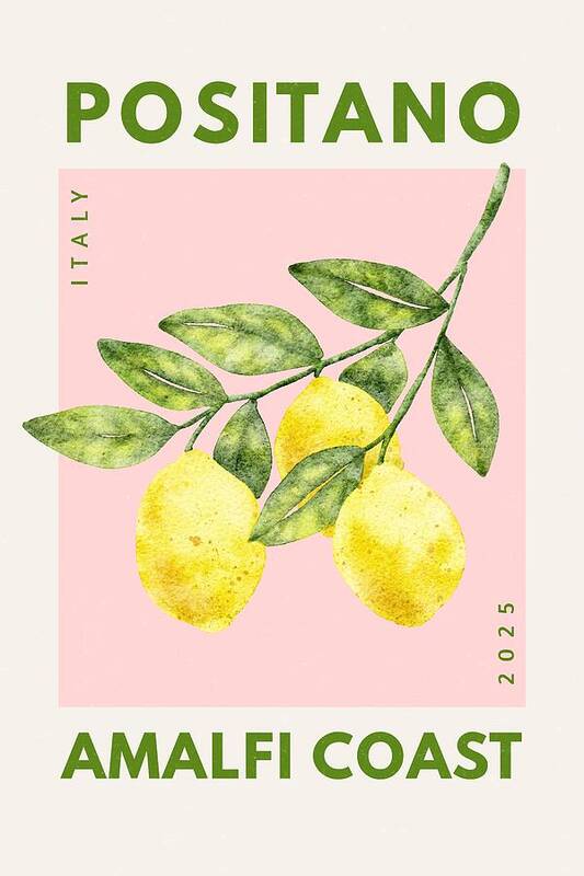 Lemons of Positano Amalfi Coast no.23 - Art Print