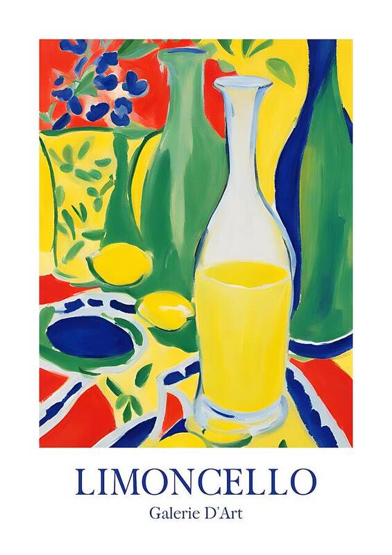 Limoncello Drink - Art Print