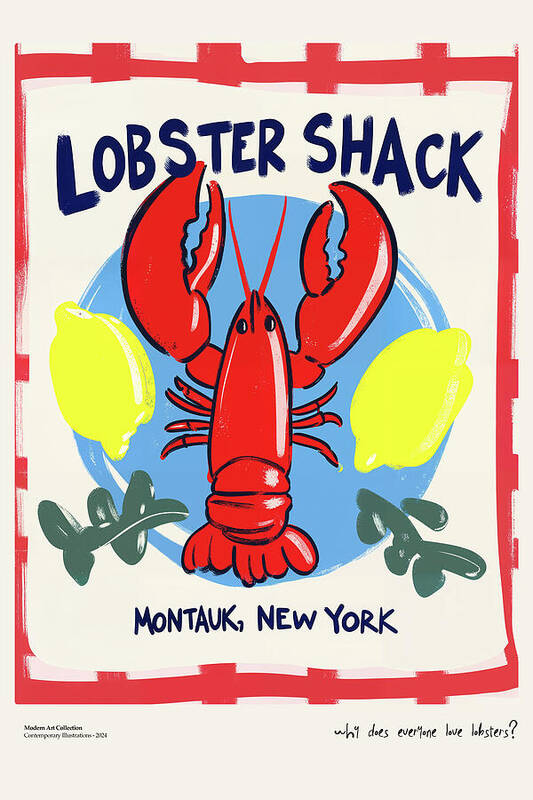 Lobster shack - Art Print