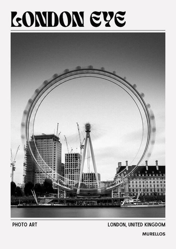 London Eye photo art - Art Print