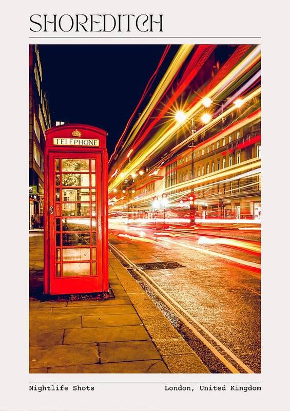 London Nightlife Shot - Art Print