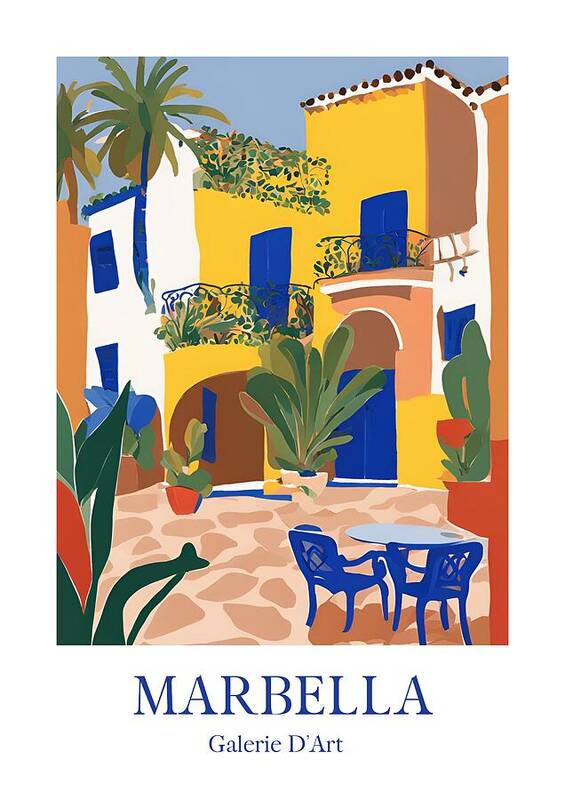Marbella, Spain - Art Print