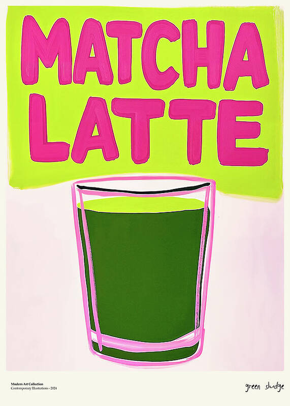 Matcha Latte - Art Print