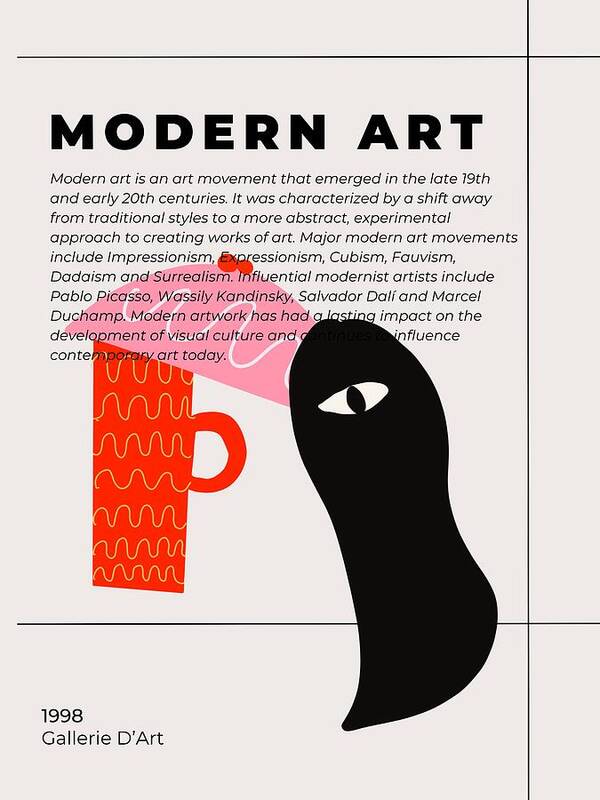 Modern Art 1998 - Art Print