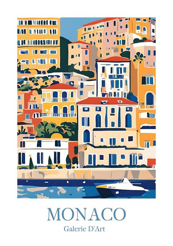 Monaco No.1 - Art Print