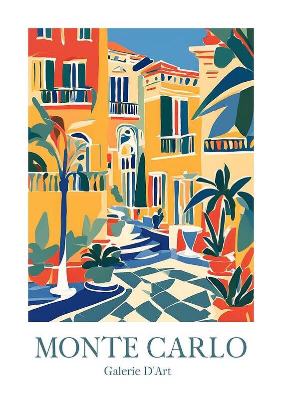 Monte Carlo Holidays - Art Print