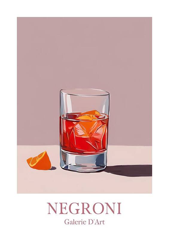 Negroni Sbagliato Art No4 - Art Print