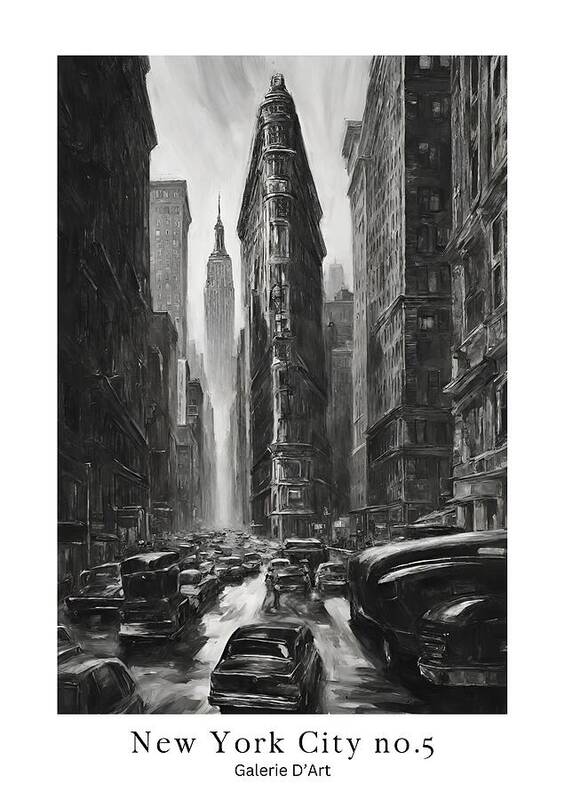 New York City No5 - Art Print
