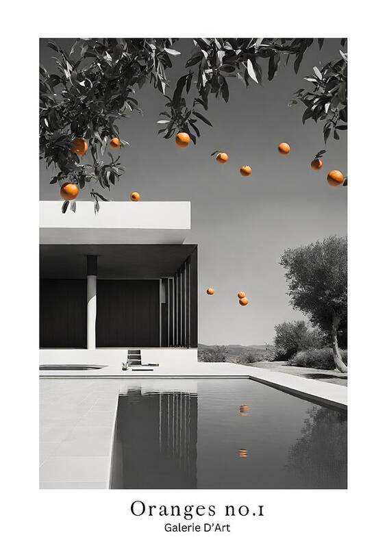 Oranges No1 - Art Print