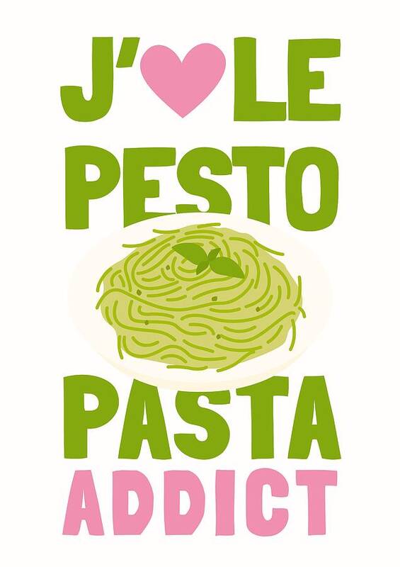 Pesto Pasta Love - Art Print
