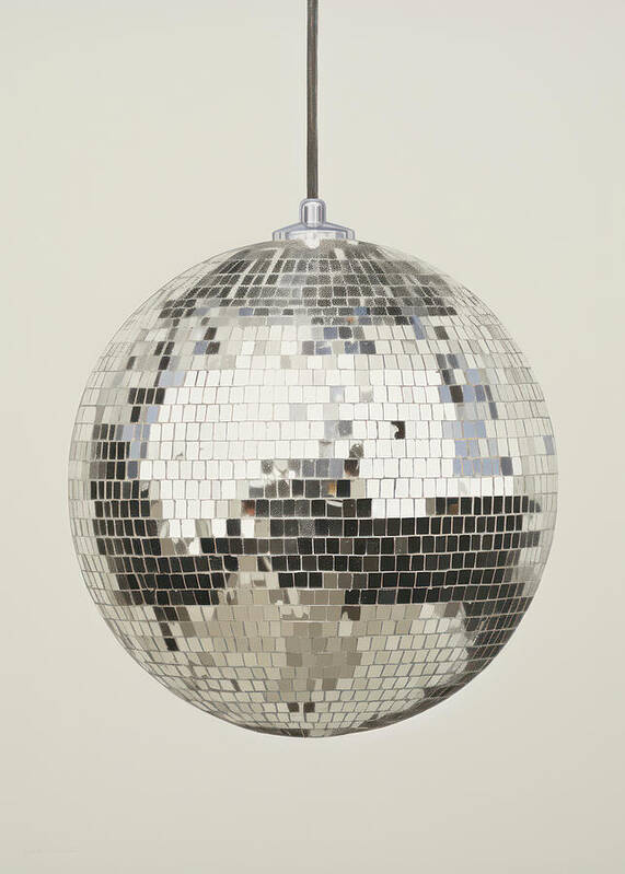 Retro Disco Ball - Art Print