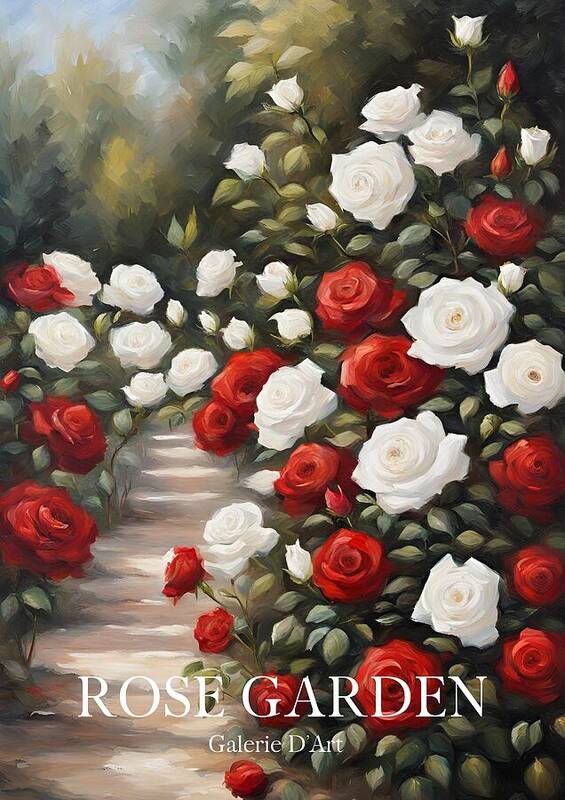 Rose Garden Galerie D'Art - Art Print