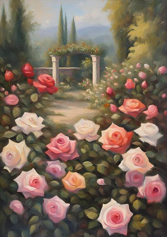 Rose Garden No3 - Art Print