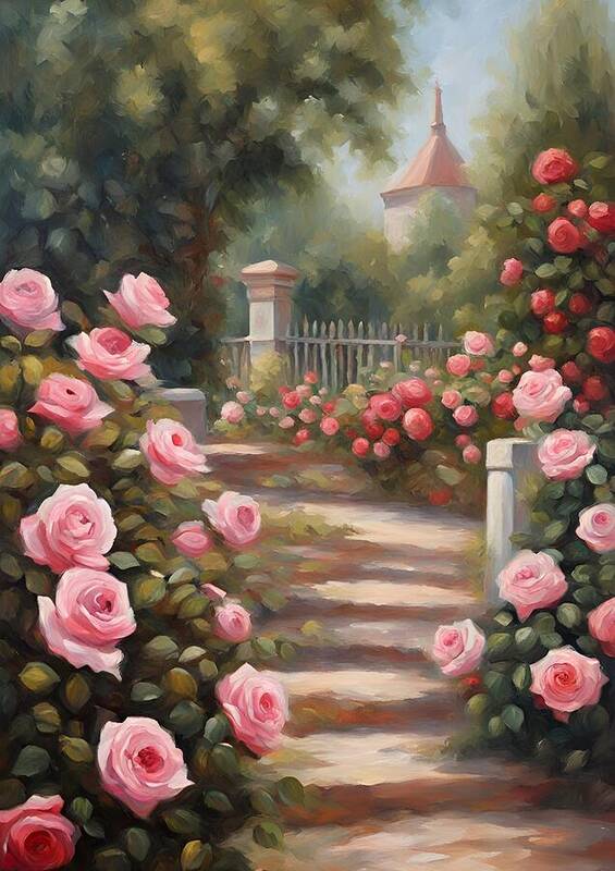 Rose Garden No4 - Art Print