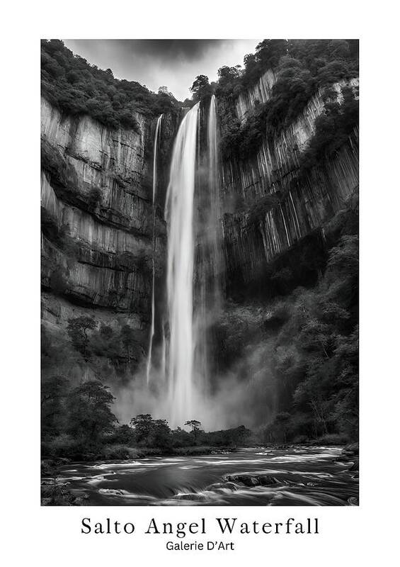 Salto Angel Waterfall - Art Print