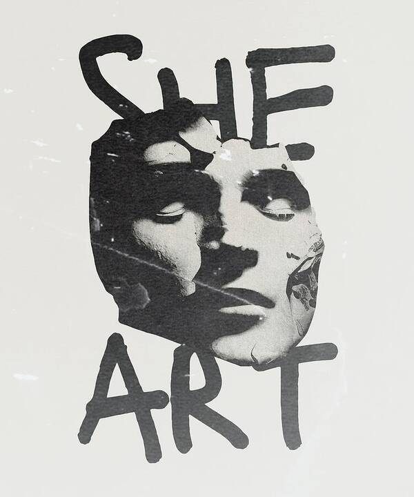 She is Art - Art Print