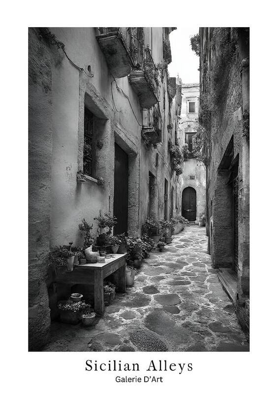 Sicilian Alleys - Art Print