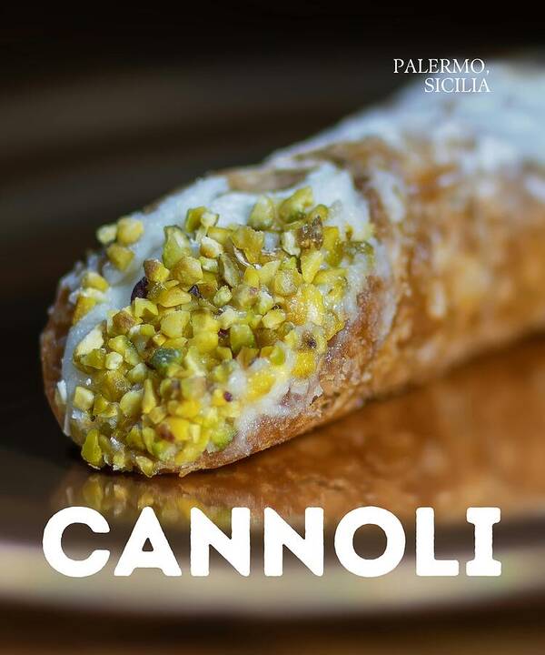 Sicilian Cannoli with pistacchio - Art Print