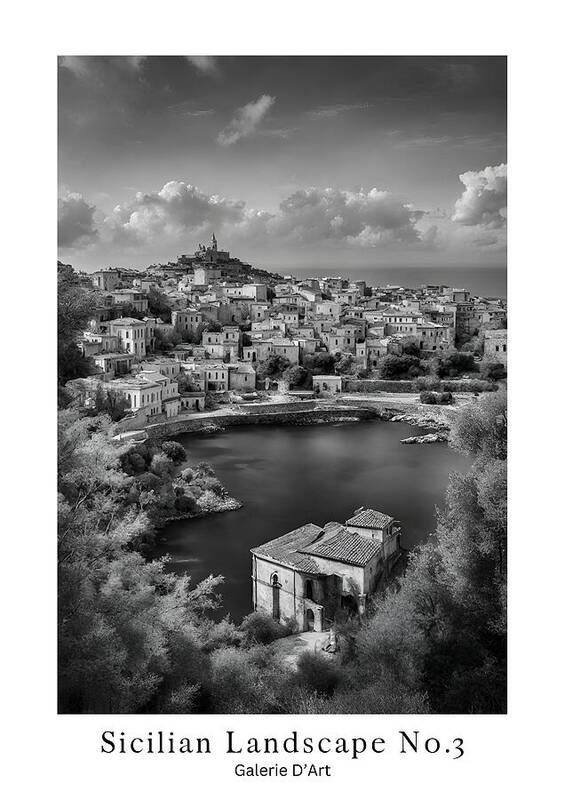 Sicilian Landscape No3 - Art Print